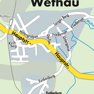 Stadtplan Wethau