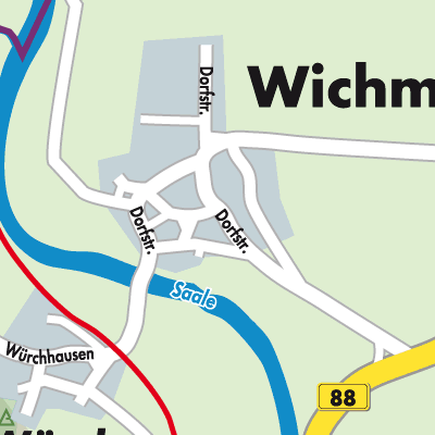 Stadtplan Wichmar