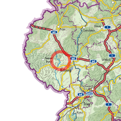 Landkarte Wiersdorf