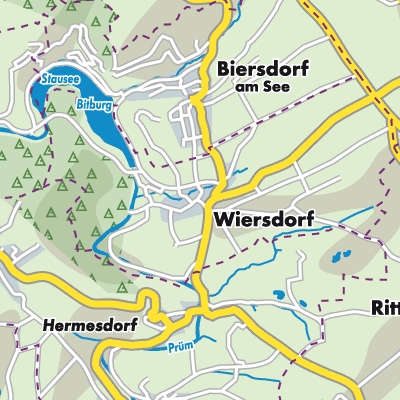 Übersichtsplan Wiersdorf