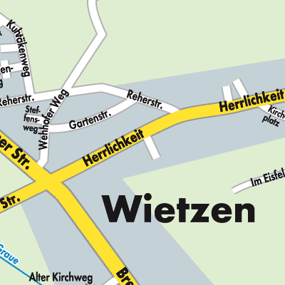 Stadtplan Wietzen