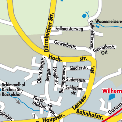 Stadtplan Wilhermsdorf