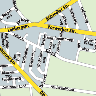 Stadtplan Wilstedt