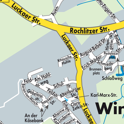 Stadtplan Windischleuba