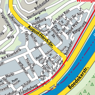 Stadtplan Winningen