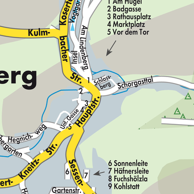 Stadtplan Wirsberg