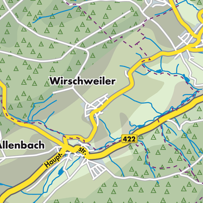Übersichtsplan Wirschweiler