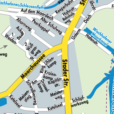 Stadtplan Wischhafen