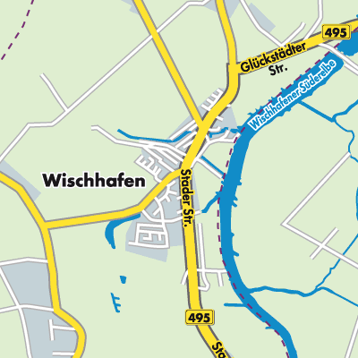 Übersichtsplan Wischhafen