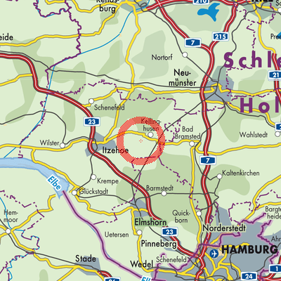 Landkarte Wittenbergen