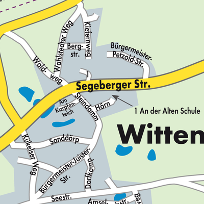 Stadtplan Wittenborn