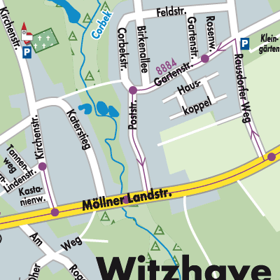 Stadtplan Witzhave