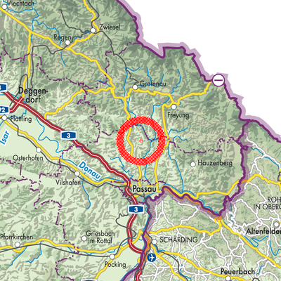 Landkarte Witzmannsberg