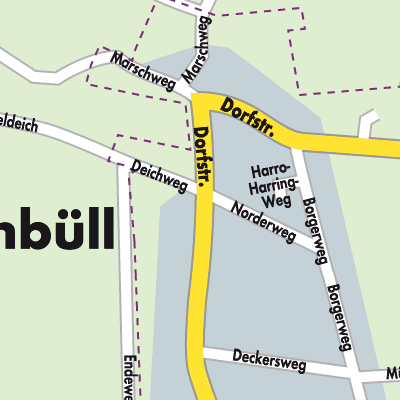 Stadtplan Wobbenbüll