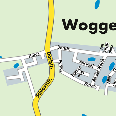 Stadtplan Woggersin