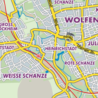 Übersichtsplan Wolfenbüttel