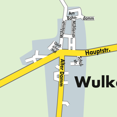 Stadtplan Wulkenzin