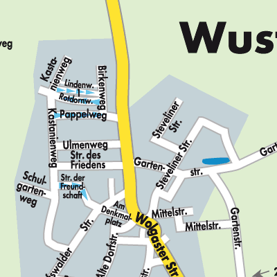 Stadtplan Wusterhusen