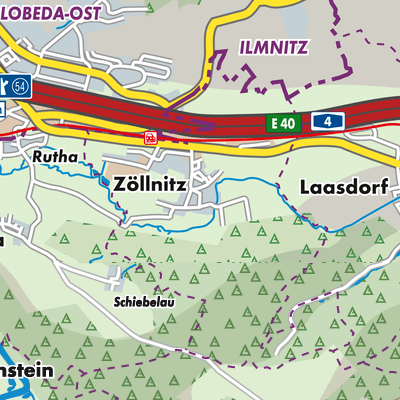 Übersichtsplan Zöllnitz