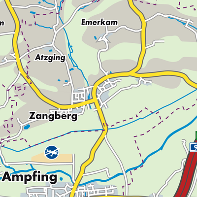 Übersichtsplan Zangberg