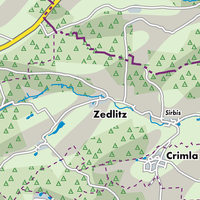 Übersichtsplan Zedlitz