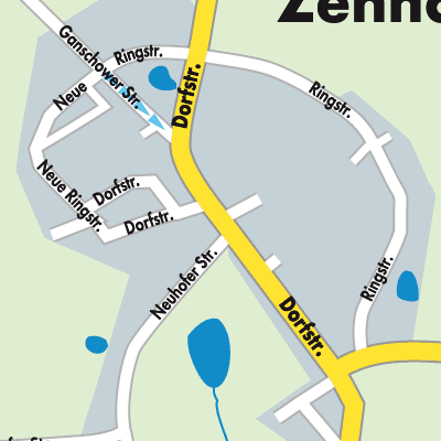 Stadtplan Zehna