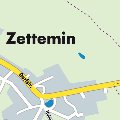 Stadtplan Zettemin