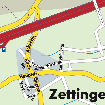 Stadtplan Zettingen