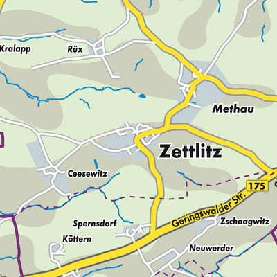 Übersichtsplan Zettlitz
