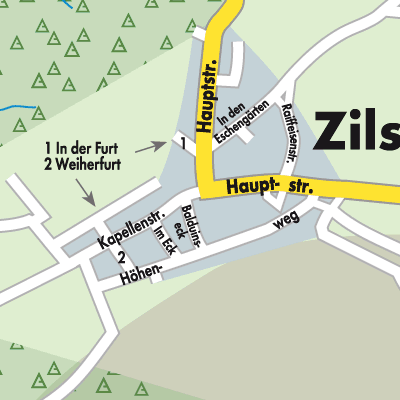 Stadtplan Zilshausen