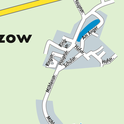 Stadtplan Zirzow
