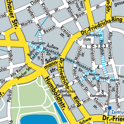 Stadtplan Zwickau