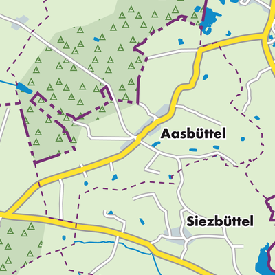 Übersichtsplan Aasbüttel