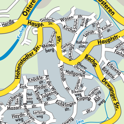 Stadtplan Abtsgmünd