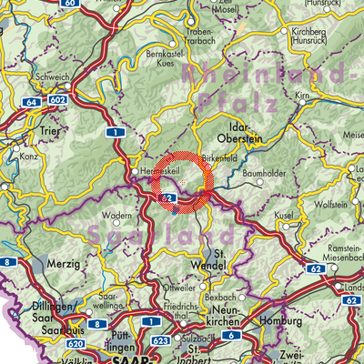 Landkarte Achtelsbach
