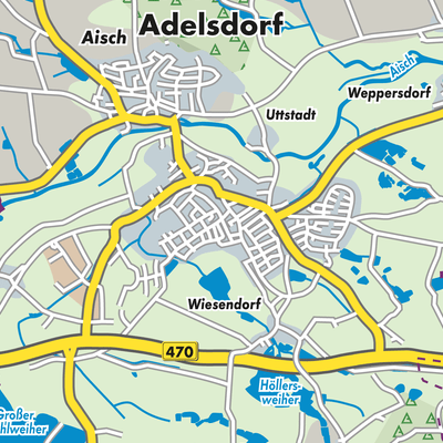 Übersichtsplan Adelsdorf