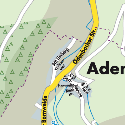 Stadtplan Adenbach
