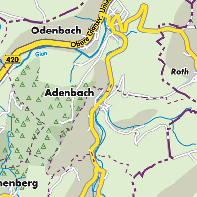 Übersichtsplan Adenbach