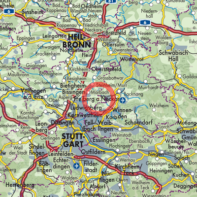 Landkarte Affalterbach
