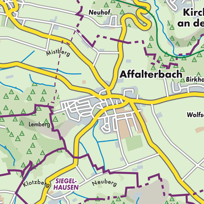 Übersichtsplan Affalterbach