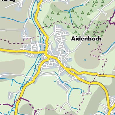 Übersichtsplan Aidenbach