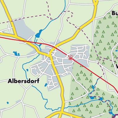 Übersichtsplan Albersdorf