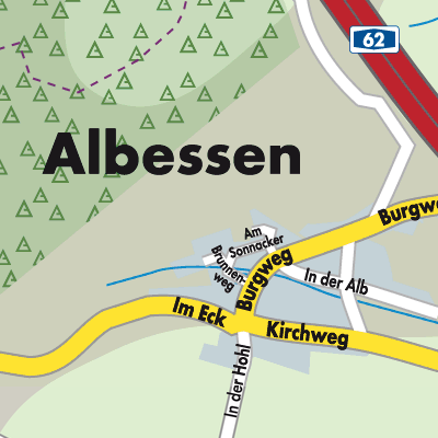 Stadtplan Albessen