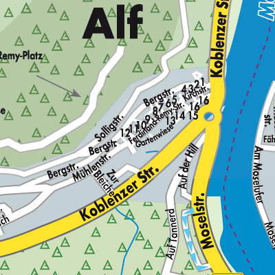 Stadtplan Alf