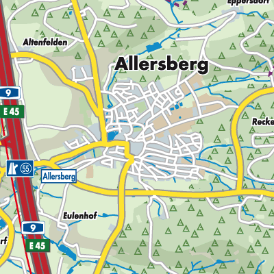 Übersichtsplan Allersberg