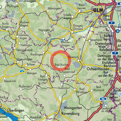 Landkarte Alleshausen