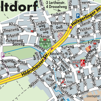 Stadtplan Altdorf