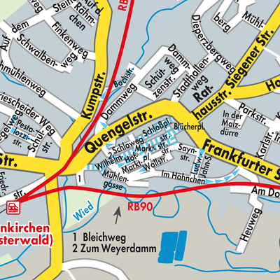 Stadtplan Altenkirchen (Westerwald)