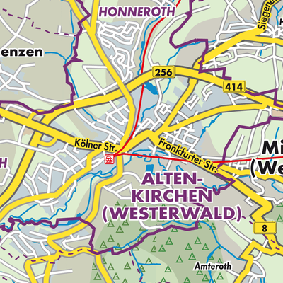 Übersichtsplan Altenkirchen (Westerwald)