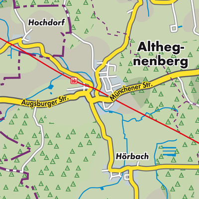 Übersichtsplan Althegnenberg